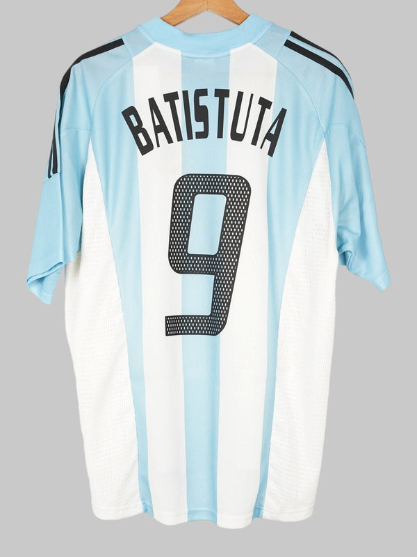 2002/3 Argentina Batistuta #9 Home Shirt (L) Adidas