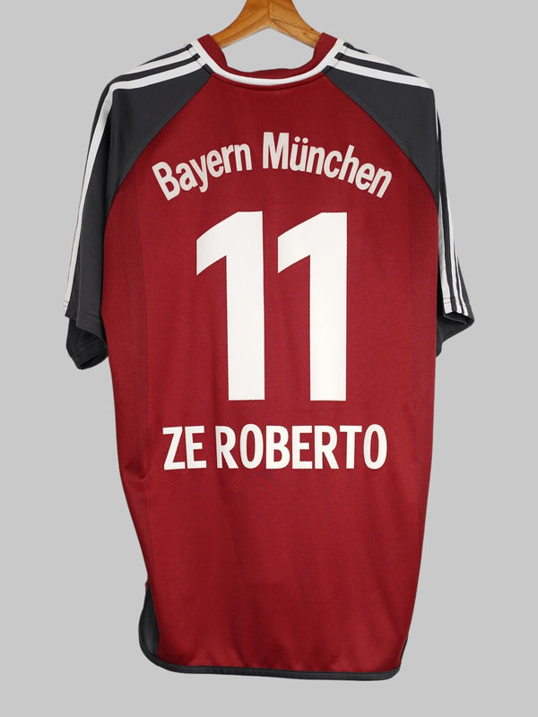 2002/3 Bayern Munich Ze Roberto #11 Heimtrikot (XL) Adidas