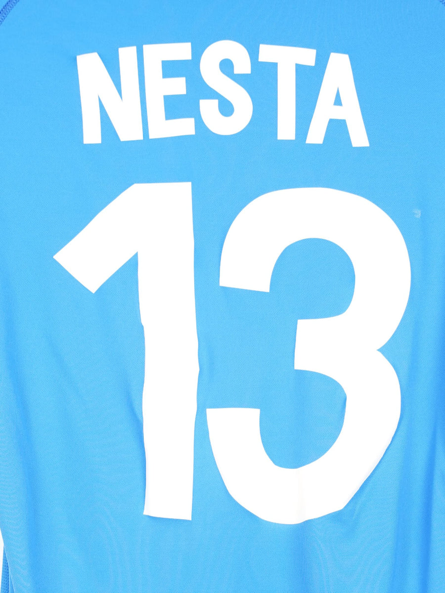 2002/3 Italy Nesta #13 Home Shirt (L)