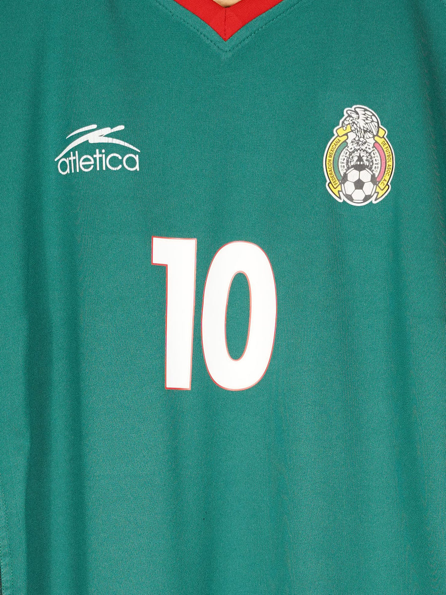 2002/3 Mexico C.Blanco #10 Home Shirt (M)