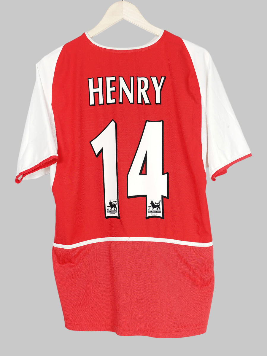 2003/04 Arsenal Henry #14 Home Shirt (M)