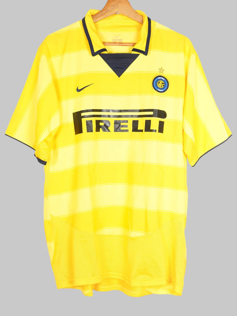 2003/04 Inter Adriano #10 Away Shirt (L)