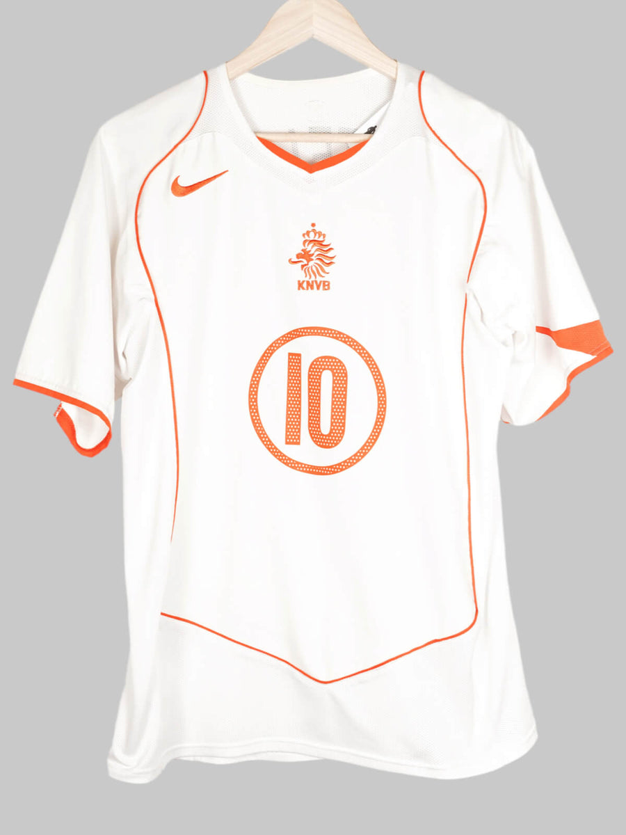 2004/05 Netherlands V.Nistelrooy #10 Away Shirt (M)