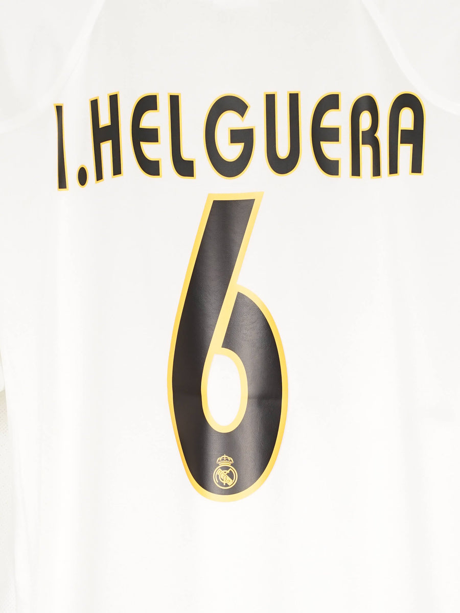 2004/05 Real Madrid I.Helguera #6 Home Shirt (XL)