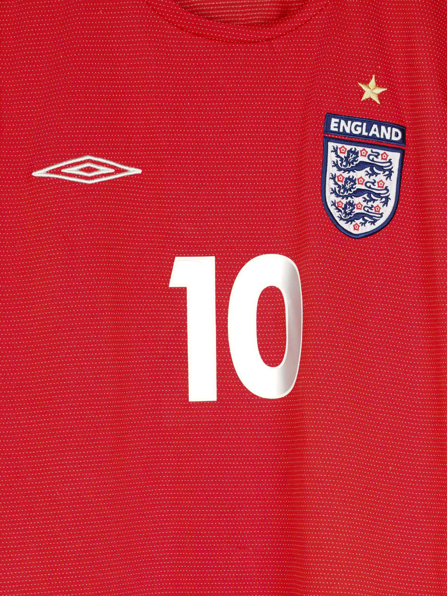 2004/5 England Owen #10 Away Shirt (M)