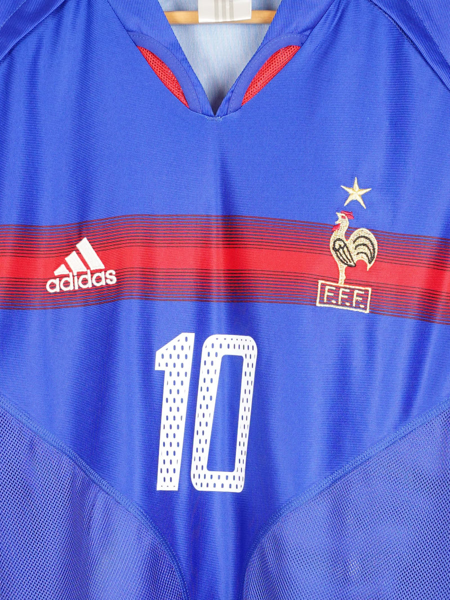 2004/5 France Zidane #10 Home Shirt (L)
