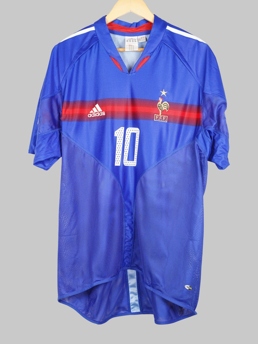 2004/5 France Zidane #10 Home Shirt (L)