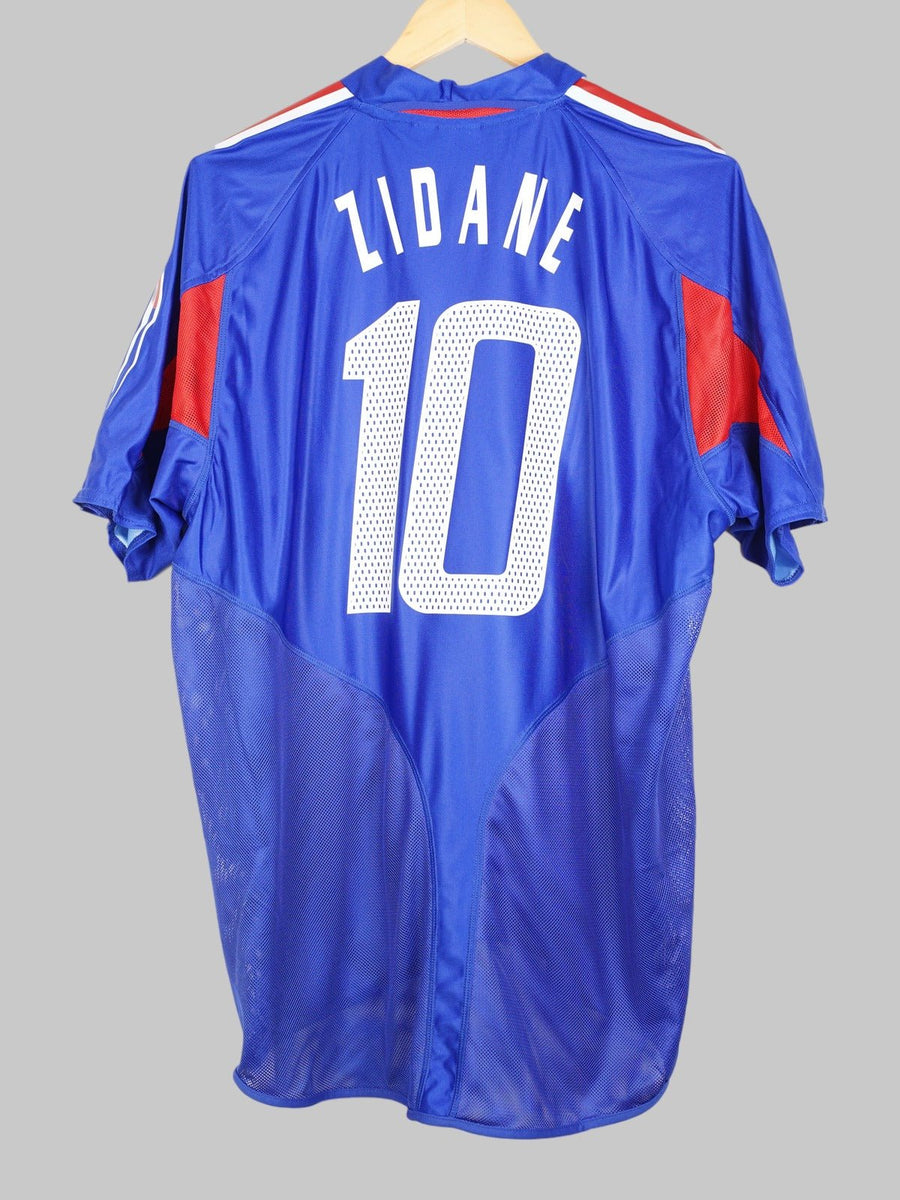 2004/5 France Zidane #10 Home Shirt (L)