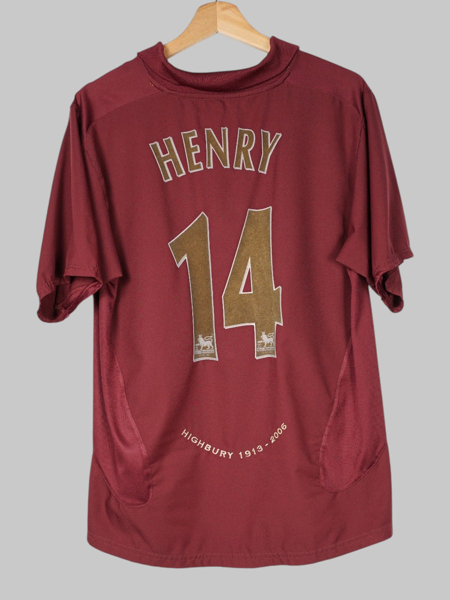 2005/06 Arsenal Henry 14 Home Shirt (XL) Nike