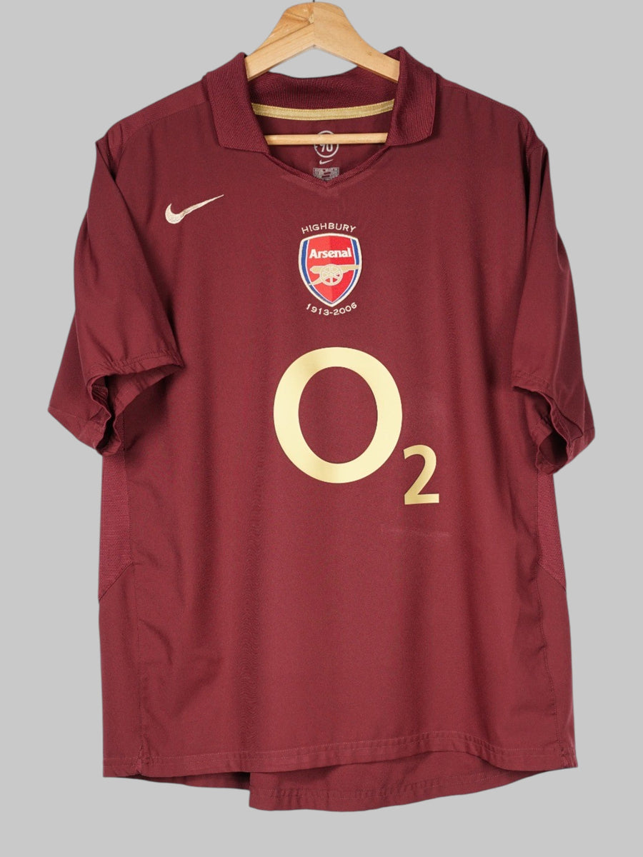 2005/06 Arsenal Henry 14 Home Shirt (XL) Nike