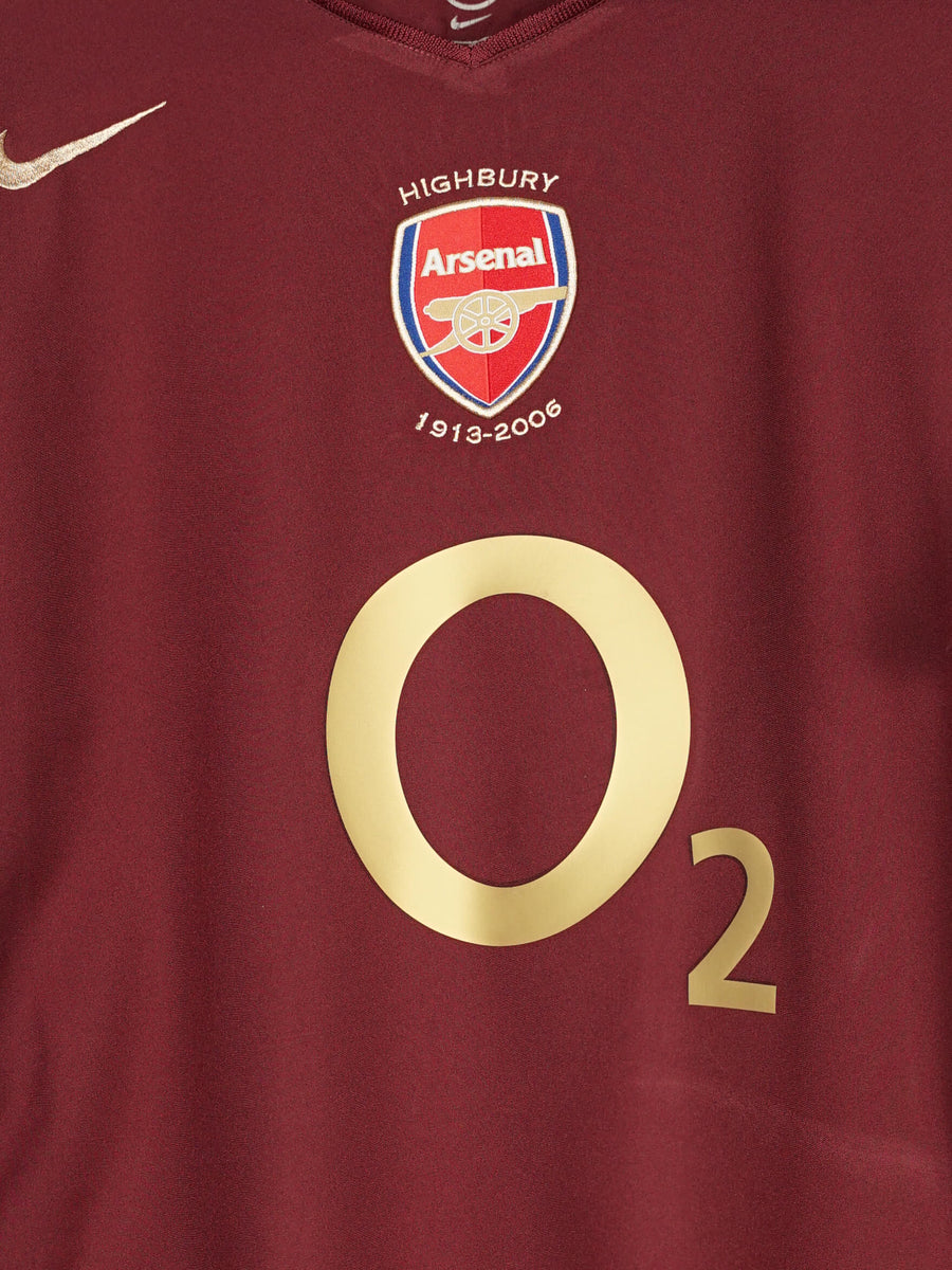 2005/06 Arsenal Henry #14 Home Shirt (XL)