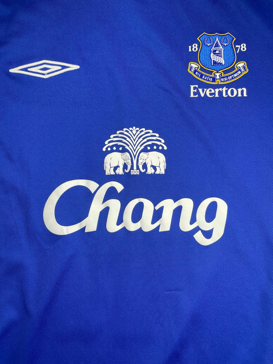 2005/06 Everton Cahill #17 Home Shirt (M)