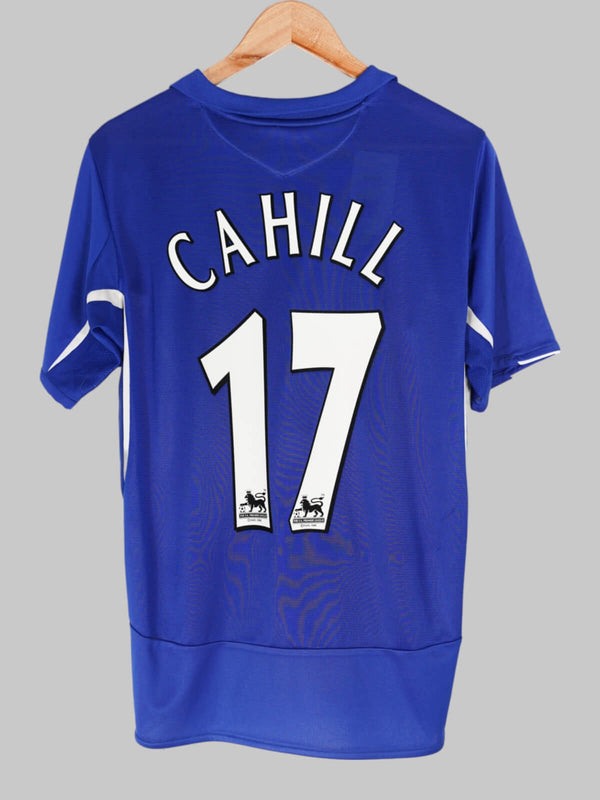 2005/06 Everton Cahill #17 Maglia Home (M) Umbro