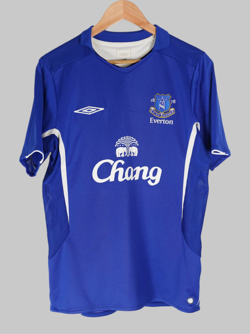 2005/06 Everton Cahill #17 Home Shirt (M)