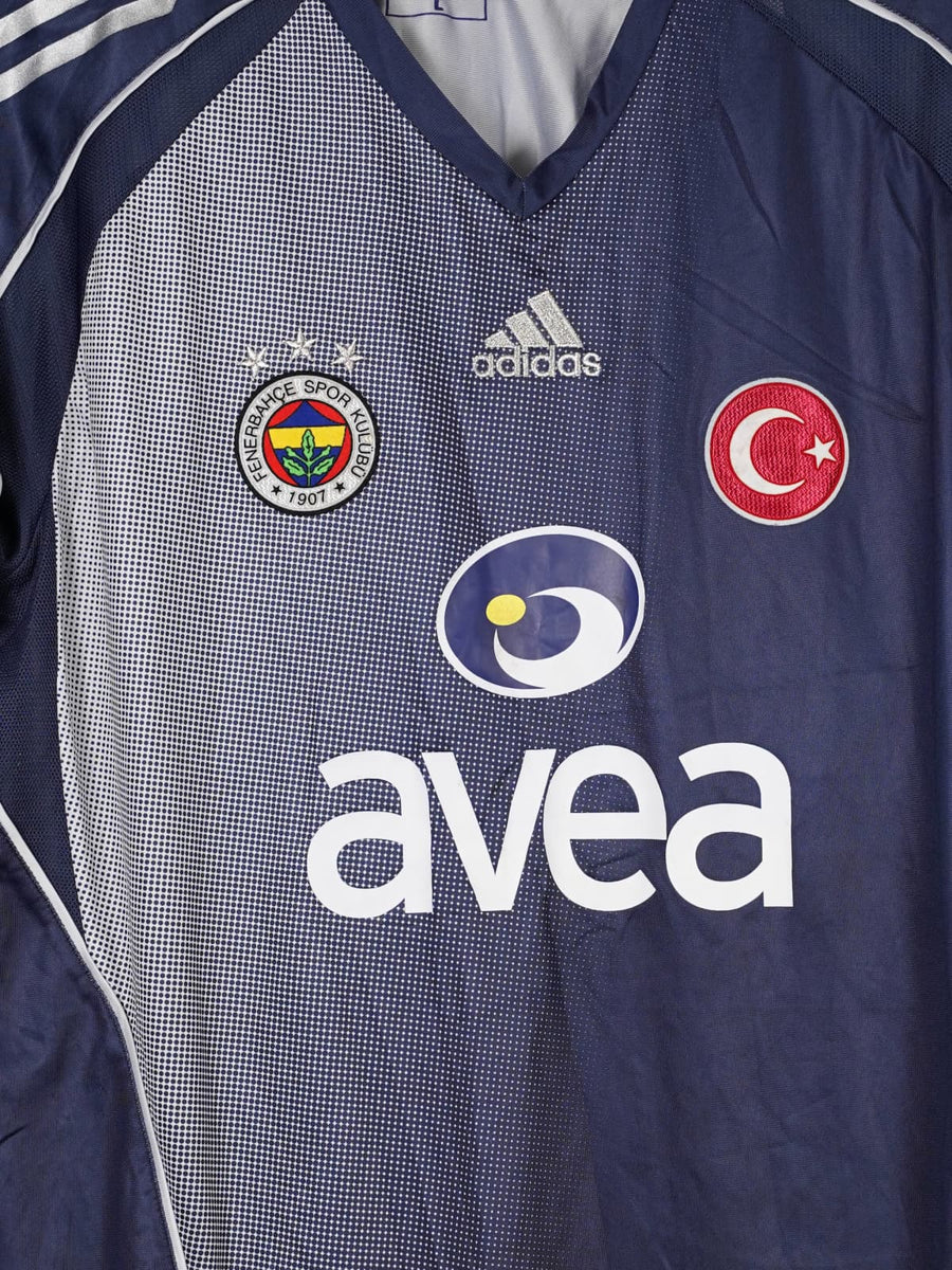 2005/06 Fenerbahce Appiah #4 L/S Match Worn (L) Adidas