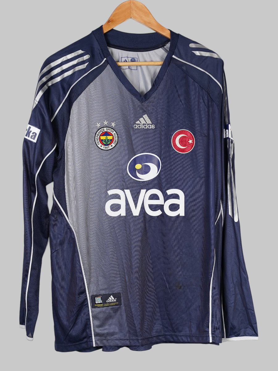 2005/06 Fenerbahce Appiah #4 L/S Match Worn (L) Adidas