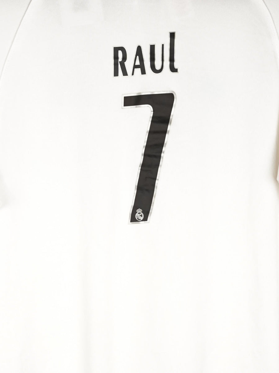 2005/6 Real Madrid Home Shirt Raul #7 (Kids L)