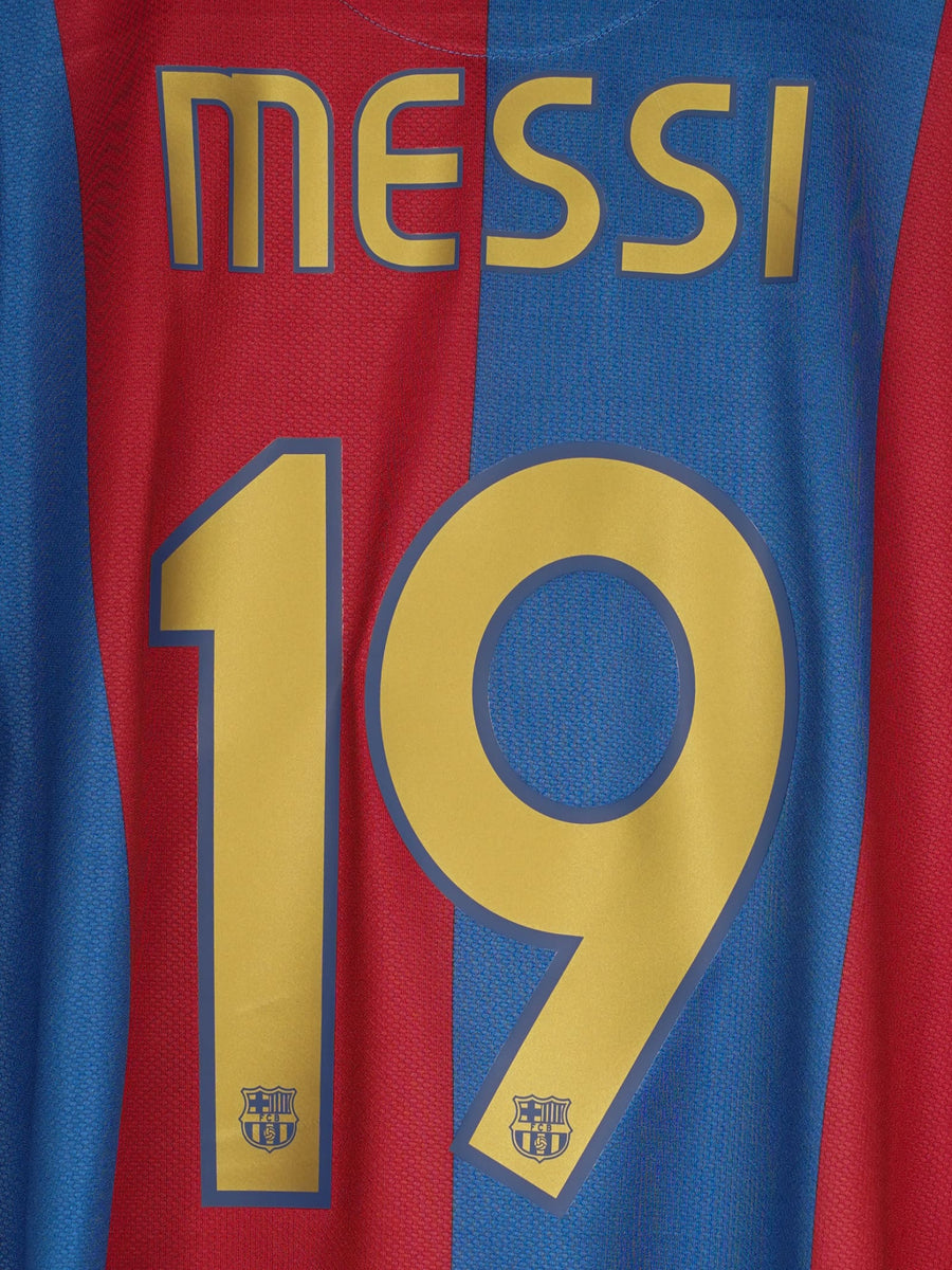 2006/7 Barcelona Messi #19 Home Shirt (L)