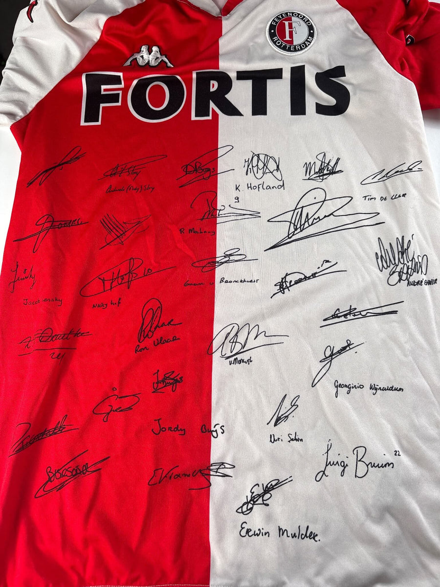 2007/08 Feyenoord Home Shirt Signed (XL)