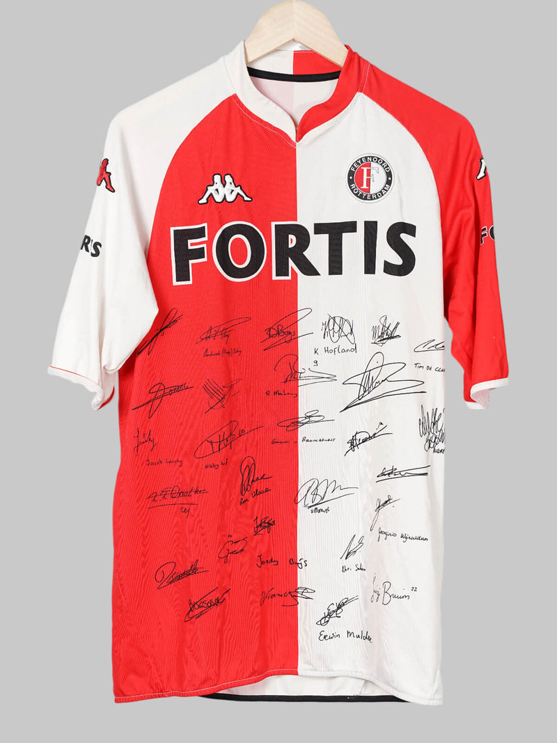 2007/08 Feyenoord Home Shirt Signed (XL)