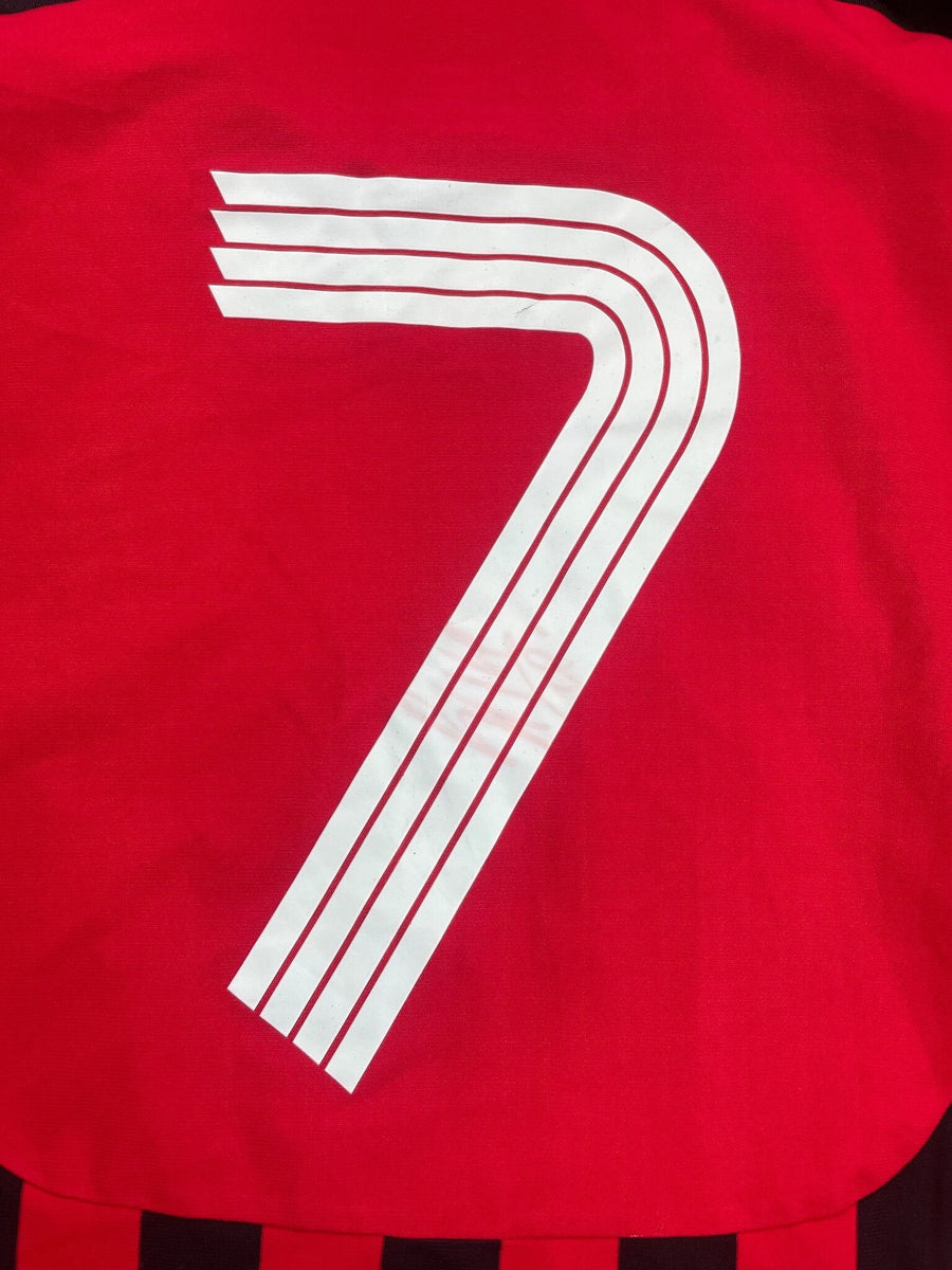 2007/8 AC Milan #7 Home Shirt (M Kids)
