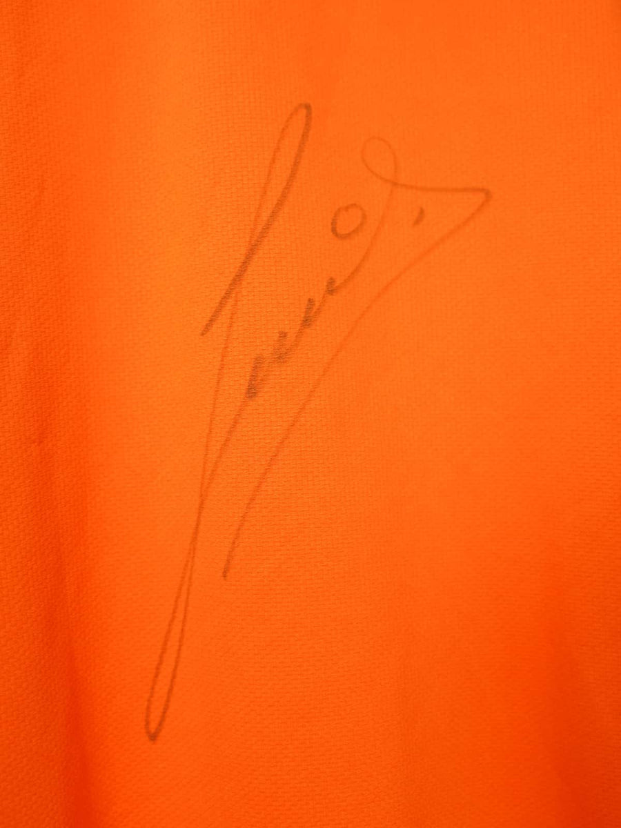 Netherlands Home Shirt 2008 - 10 Signed By Gullit (L)