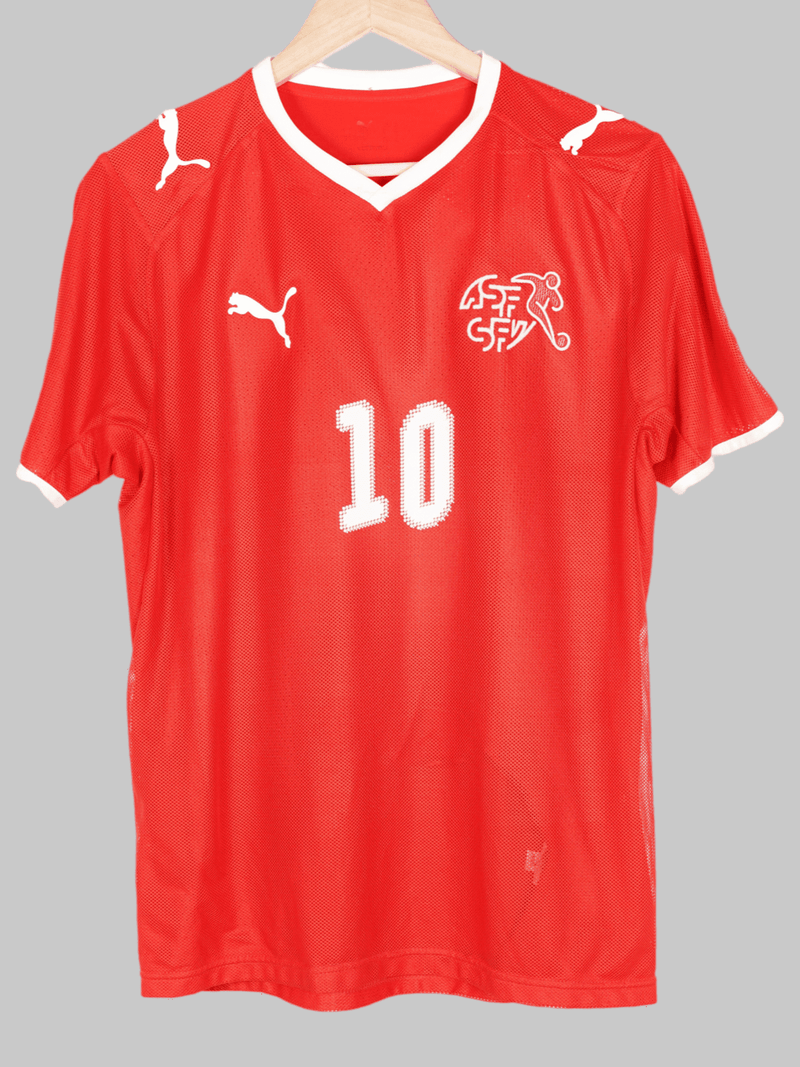 2008/09 Switzerland Nkufo #10 Home Shirt (M)