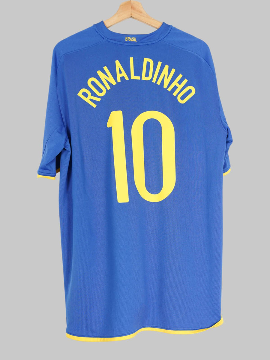2008/10 Brazil Ronaldinho #10 Away Shirt (XL)
