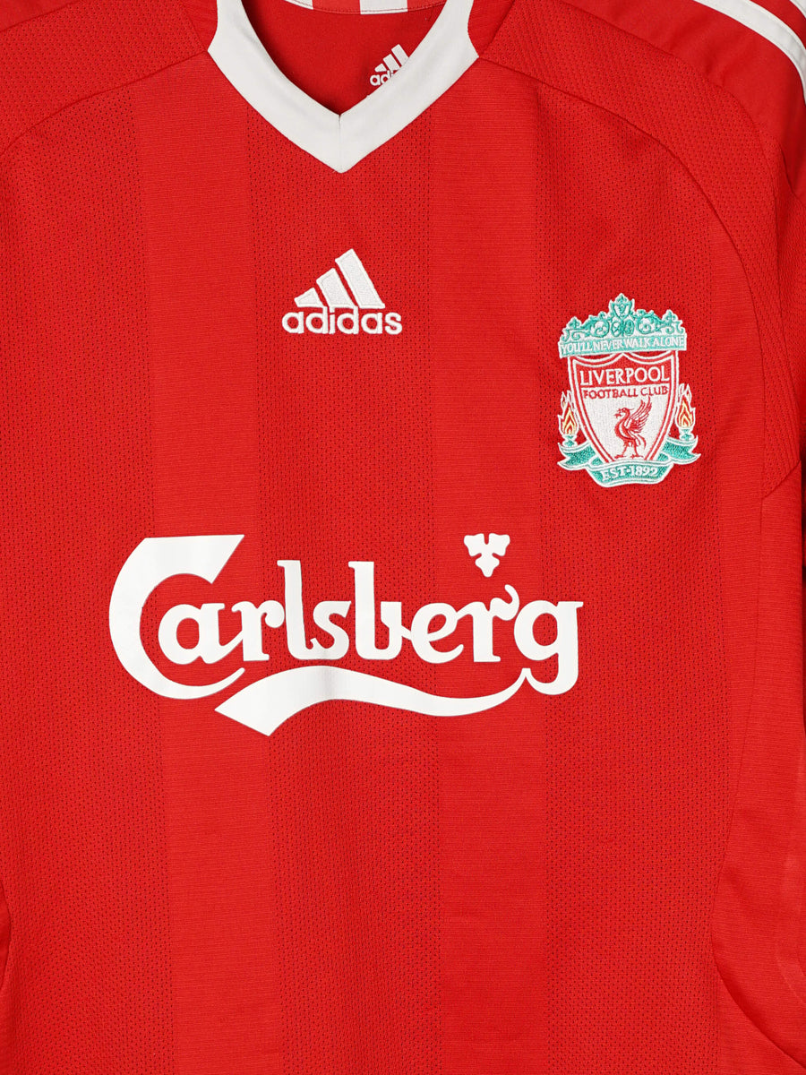 2008/10 Liverpool Gerrard #8 Home Shirt (M)