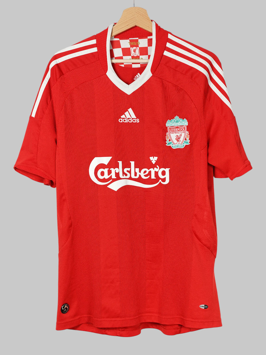 2008/10 Liverpool Gerrard #8 Home Shirt (M)