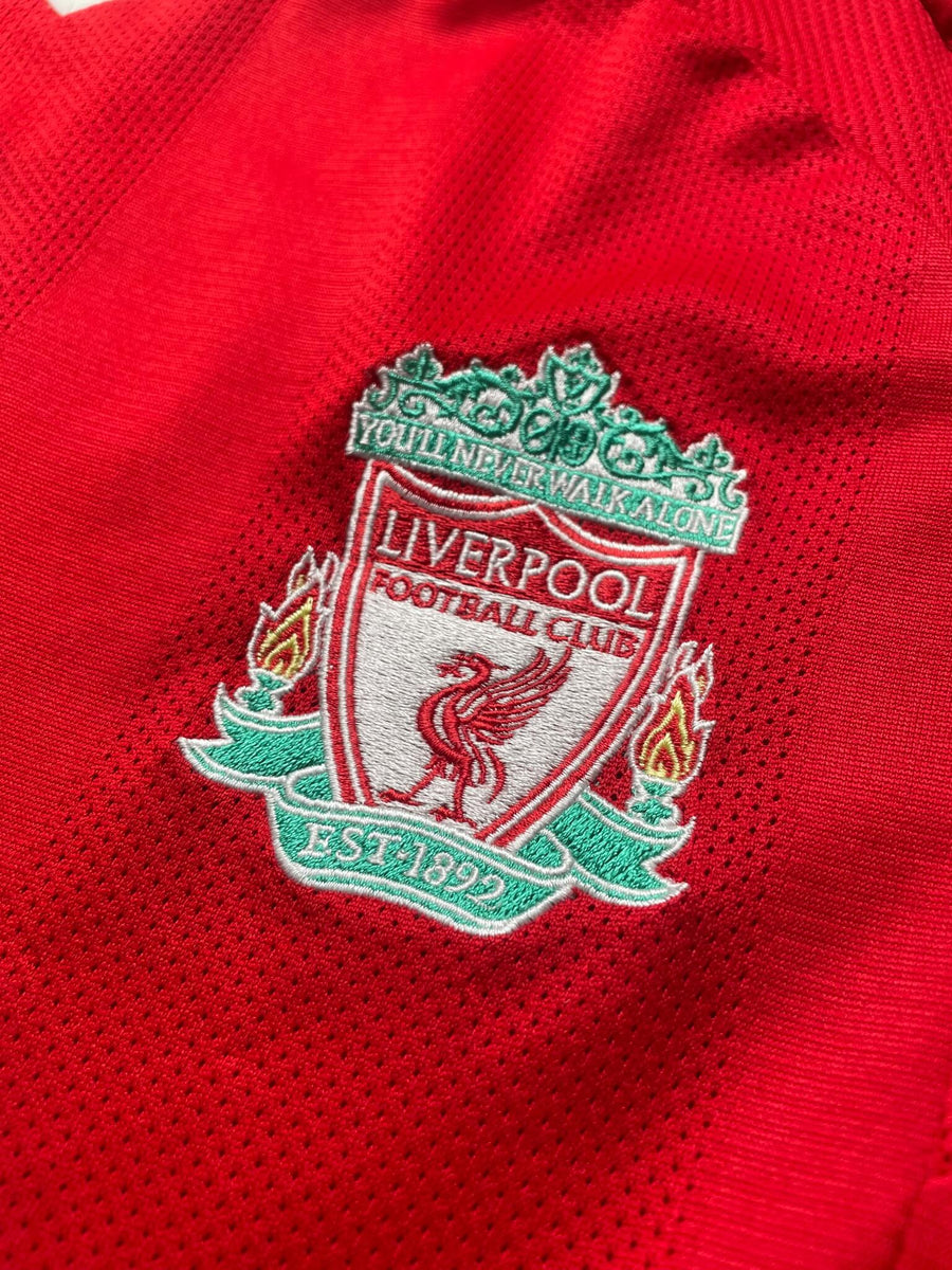 2008/10 Liverpool Gerrard 8 Home Shirt (M) Adidas