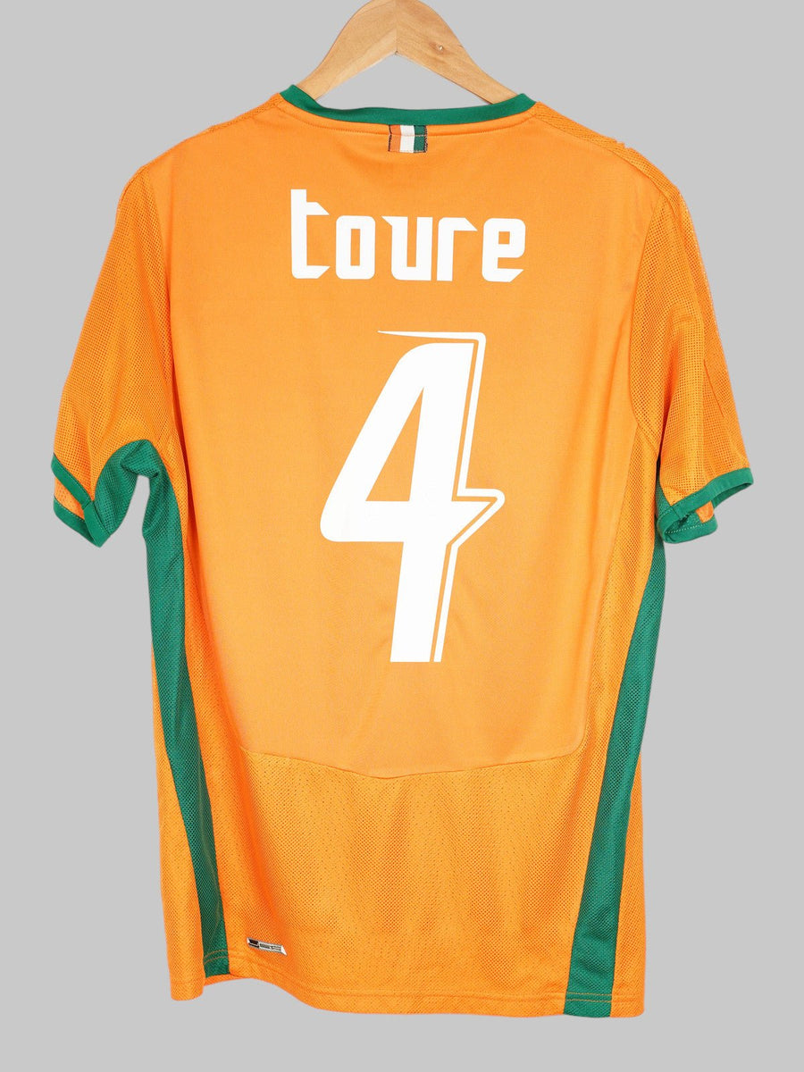 2006/07 Ivory Coast Toure #4 Home Shirt (M)