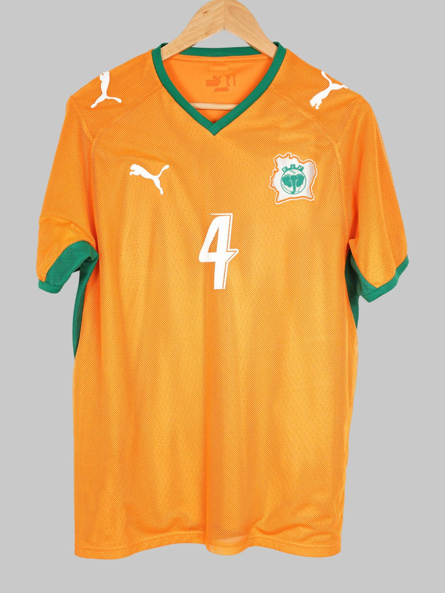 2006/07 Ivory Coast Toure #4 Home Shirt (M)