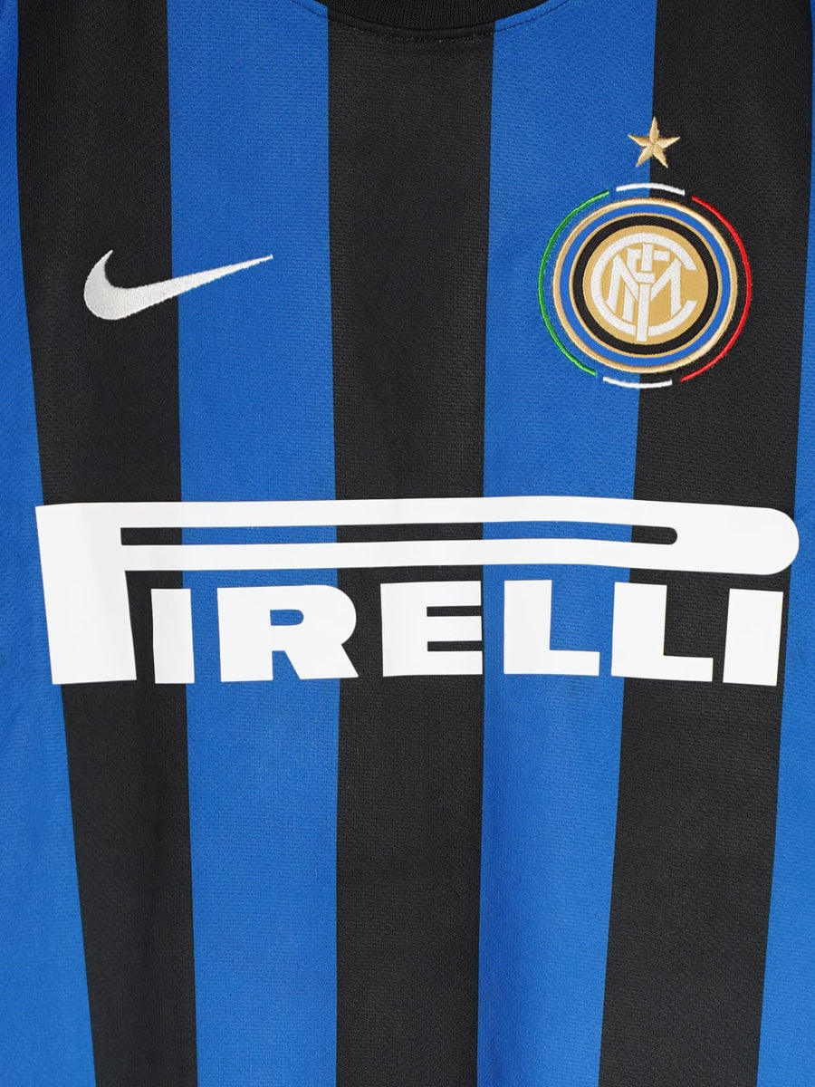 Inter Milan Home Shirt 2009/10 Balotelli 45 (M)