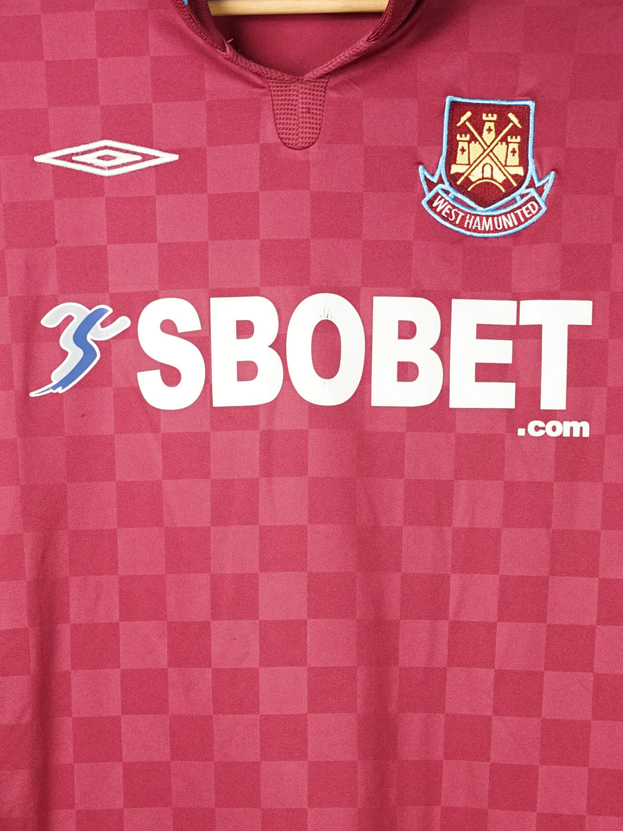 2009/10 West Ham United Home Shirt L/S (M)