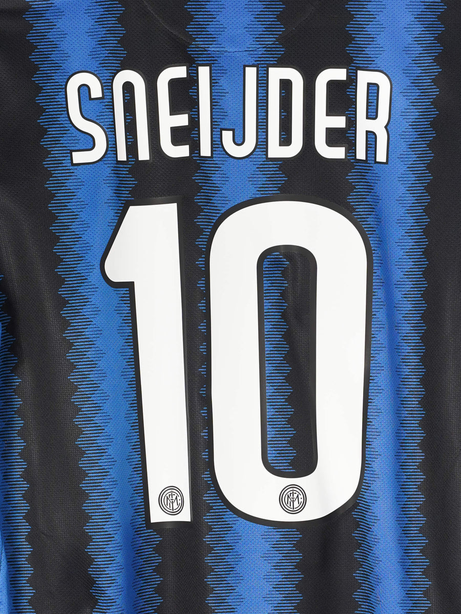 2010-11 Inter Milan Sneijder #10 Home Shirt (M)