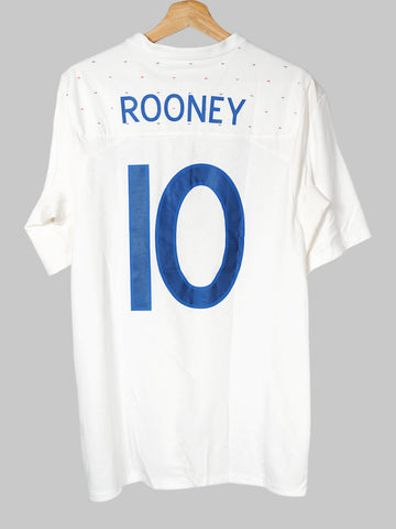2010-12 England Rooney #10 Home Shirt (L)