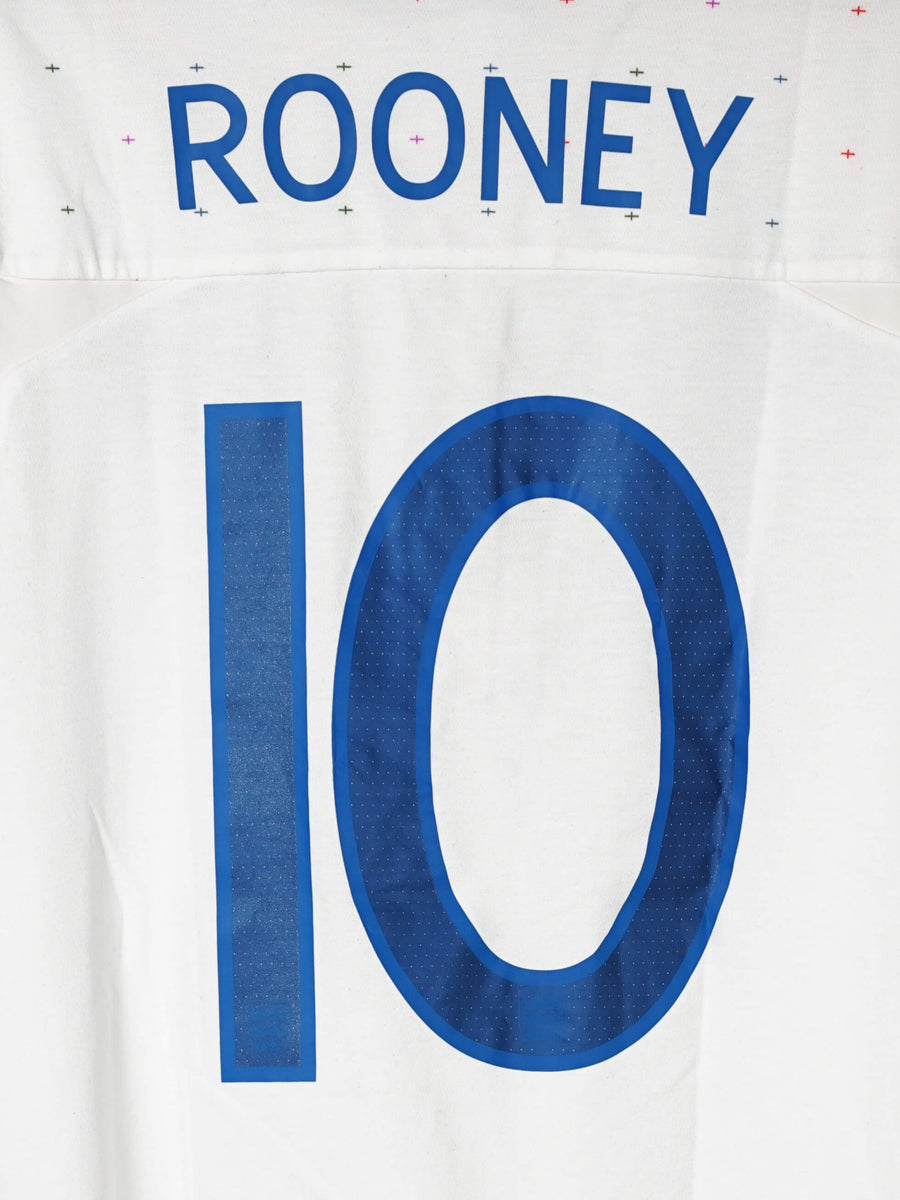2010-12 England Rooney #10 Home Shirt (L)