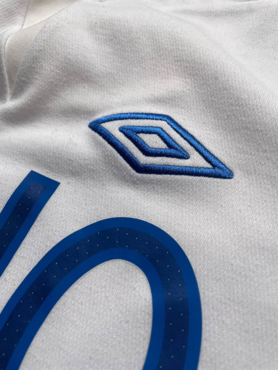 2010-12 England Rooney 10 Home Shirt (L) Umbro