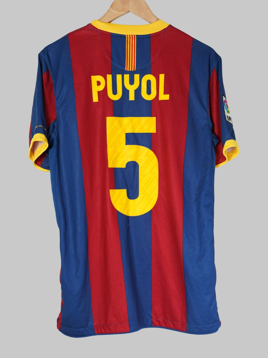 2010/11 Barcelona Puyol #5 Home Shirt (M)