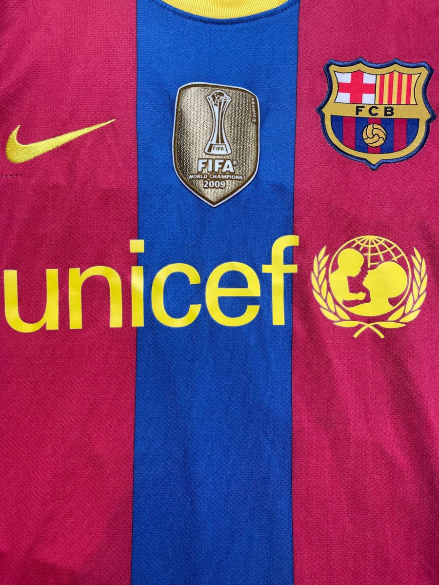 2010/11 Barcelona Puyol #5 Home Shirt (M)
