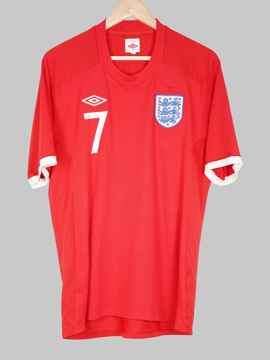 2010/11 England Beckham #7 Away Shirt (S)