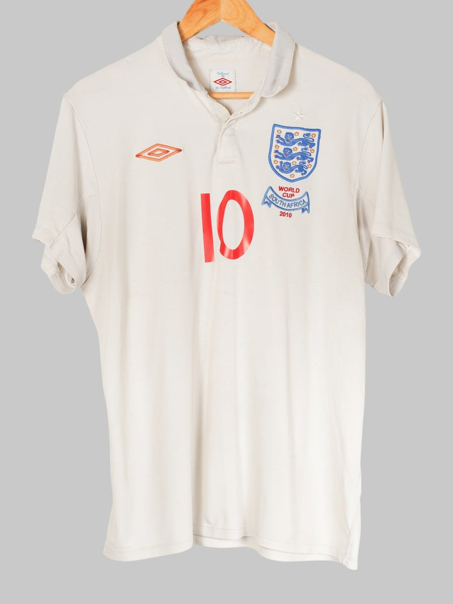 2010/11 England Rooney #10 Home Shirt Player Issue (L)