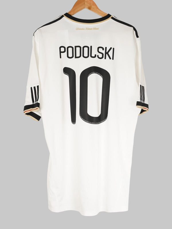 2010/11 Deutschland Podolski #10 Heimtrikot (XL) Adidas