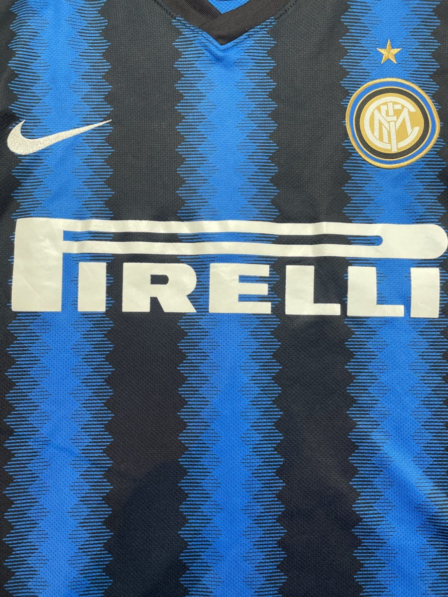 2010/11 Inter Milan Balotelli #45 Home Shirt (XL)