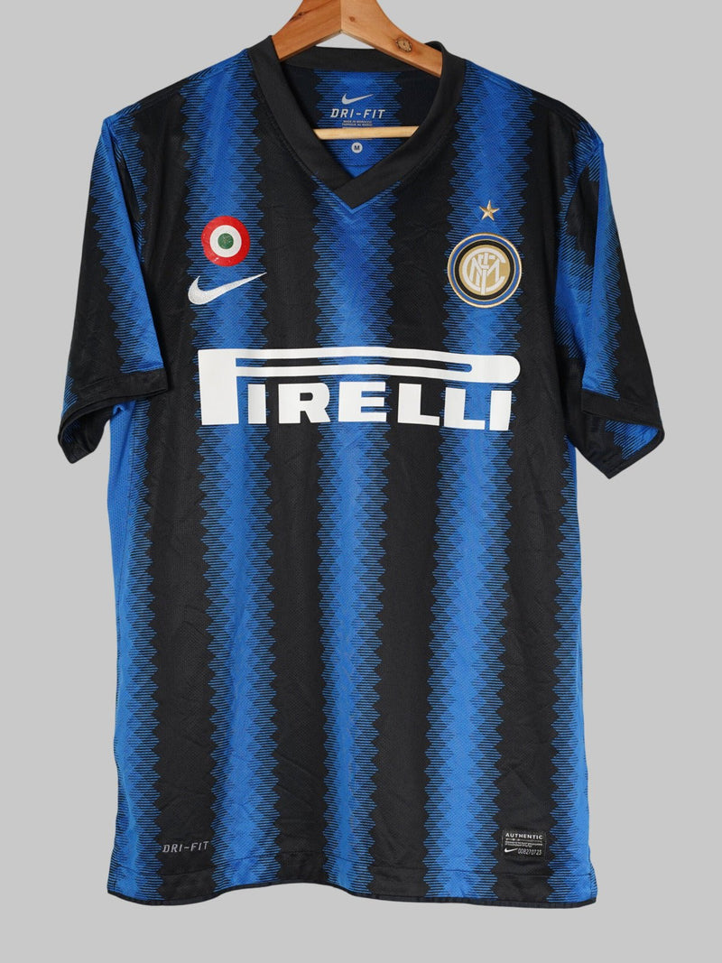 2010/11 Inter Milan Eto'o #9 Home Shirt (M)
