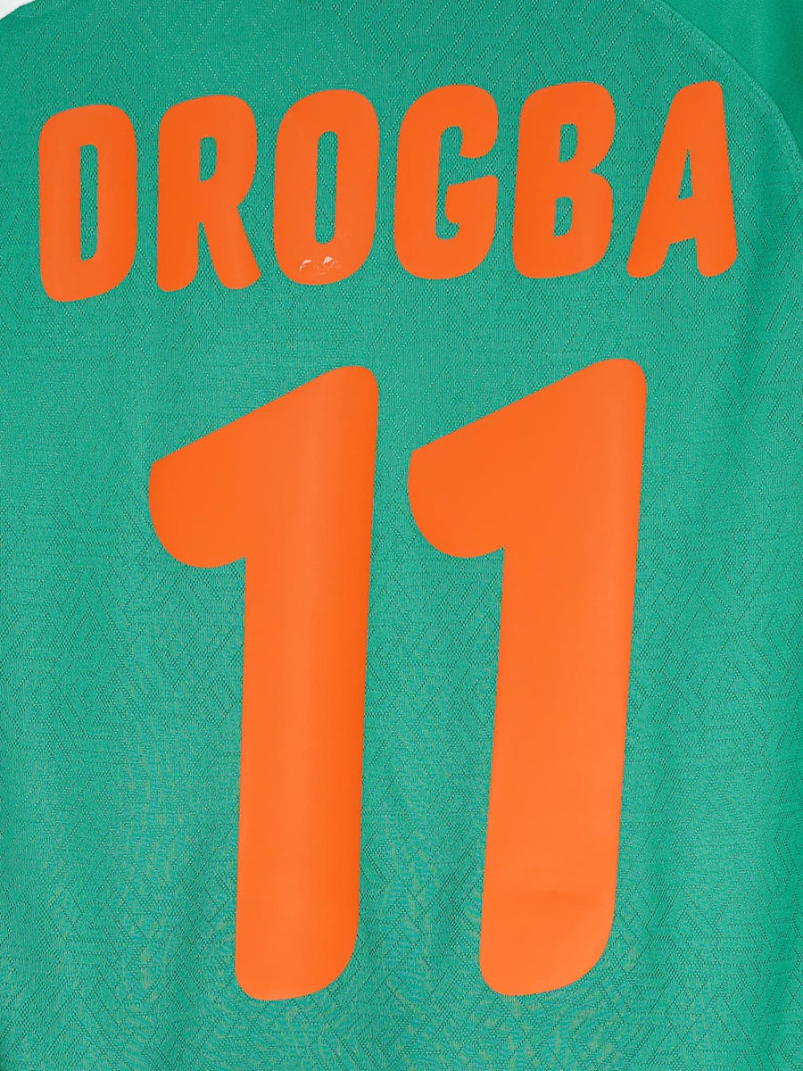 Ivory Coast Away Shirt 2010/11 Drogba 11 (S)