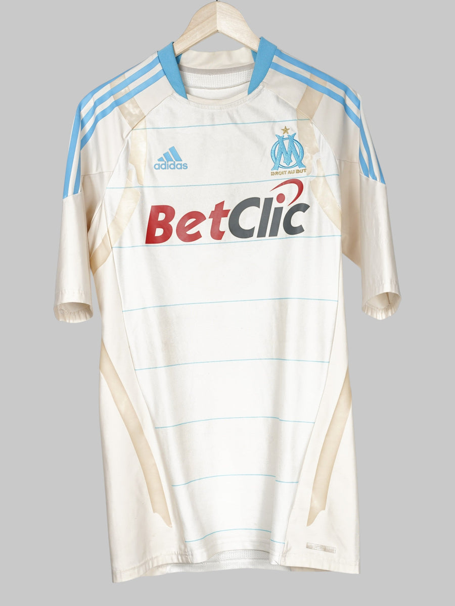 2010/11 Olympique Marseille Azpilicueta #2 Home Shirt Player Issue (XL)