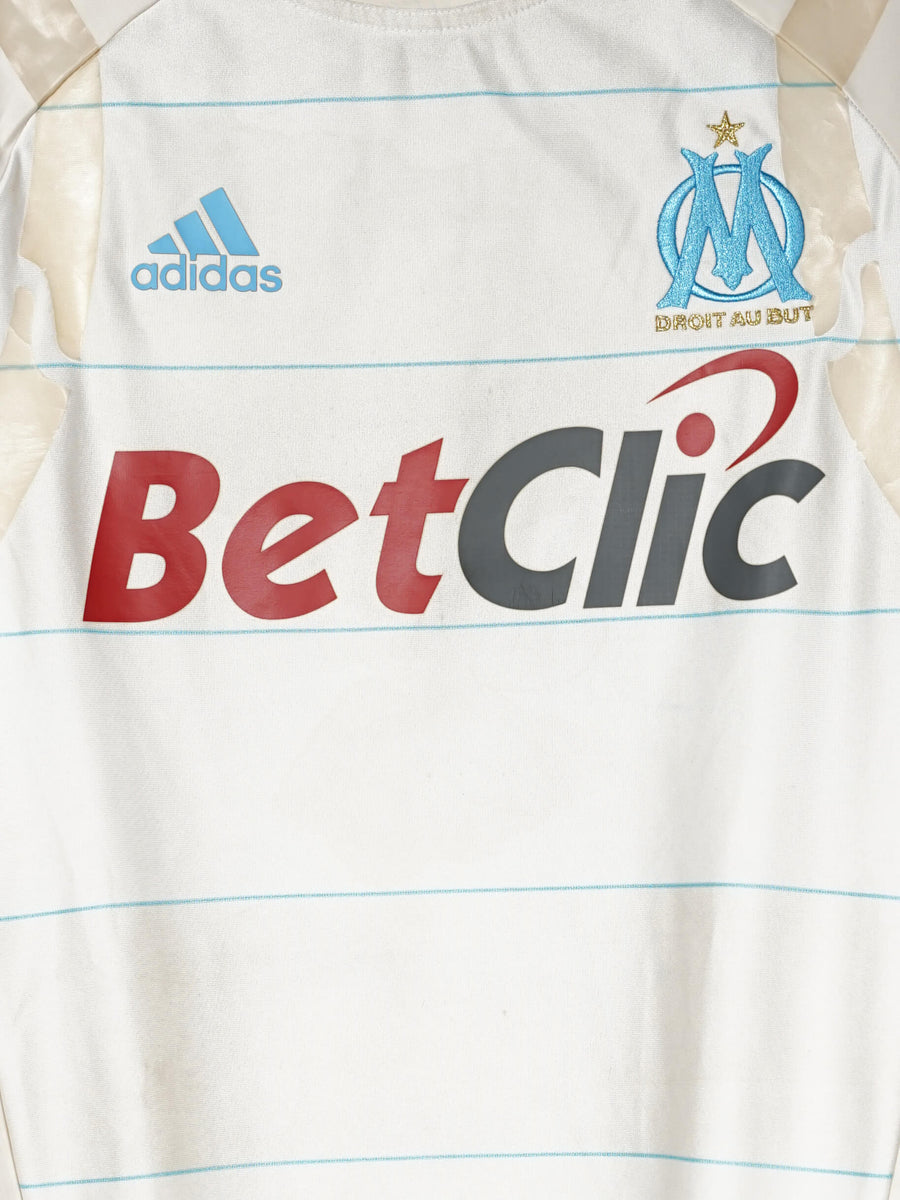 2010/11 Olympique Marseille Azpilicueta #2 Home Shirt Player Issue (XL)