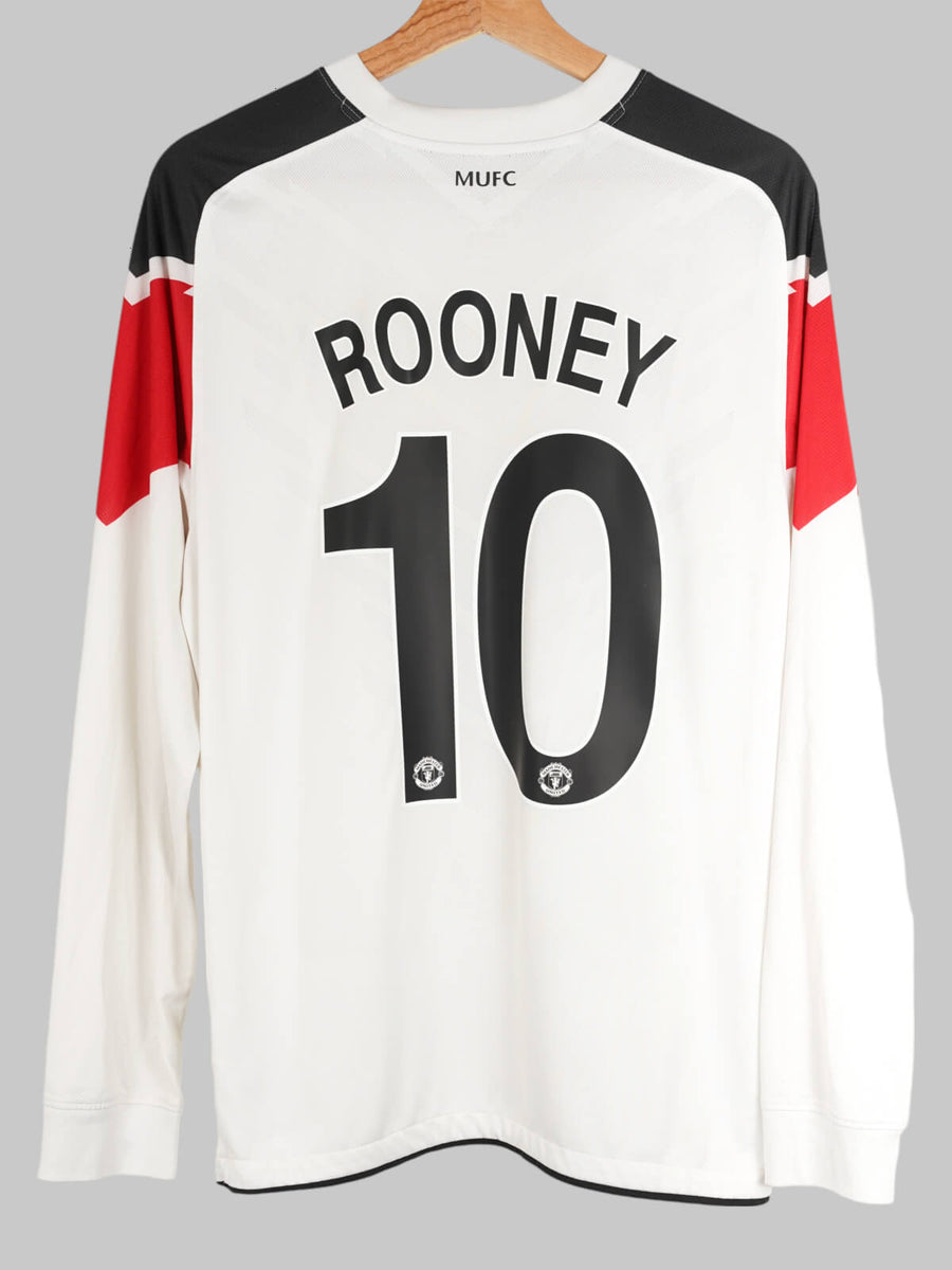 2010/12 Manchester United Rooney #10 Away Shirt L/S (M)
